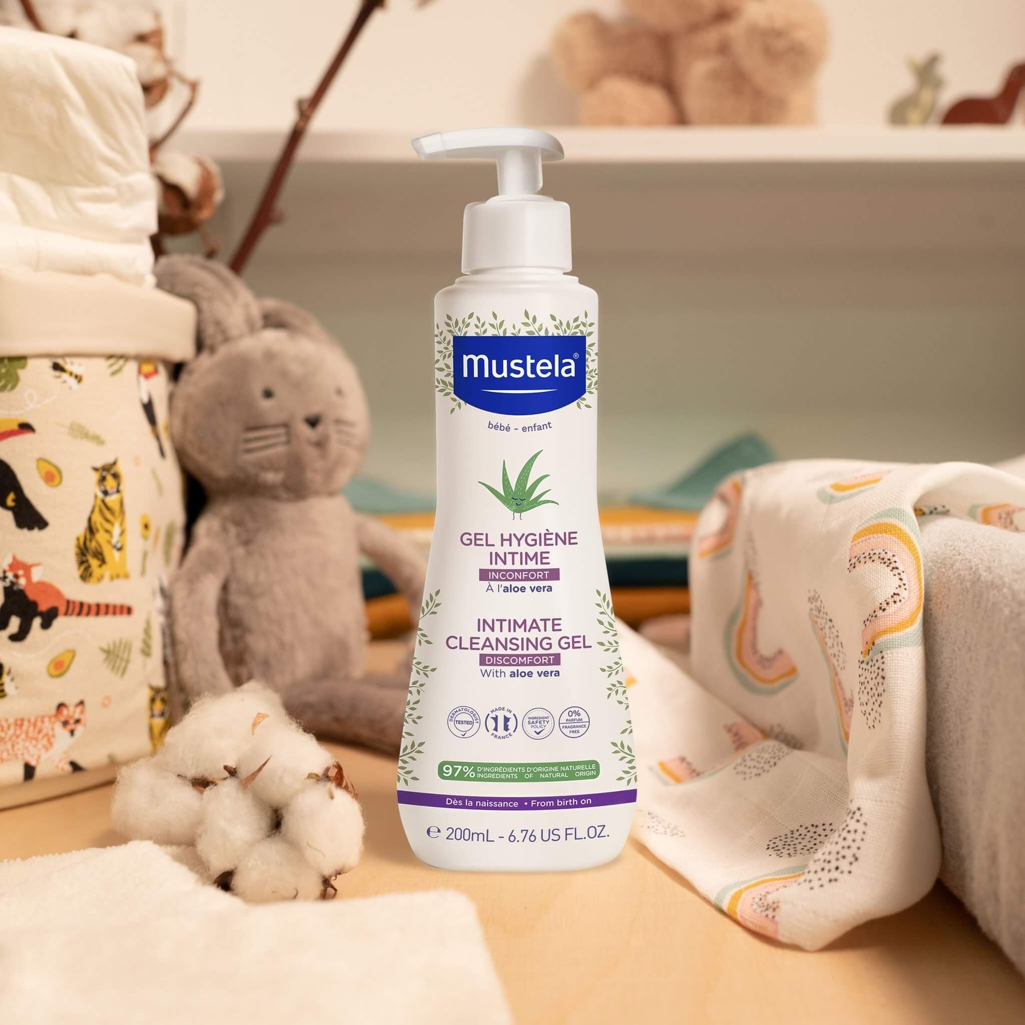 Gel Vệ Sinh Vùng Kín Cho Mẹ Và Bé Mustela Intimate Cleansing Gel 200ml - Hình ảnh 3