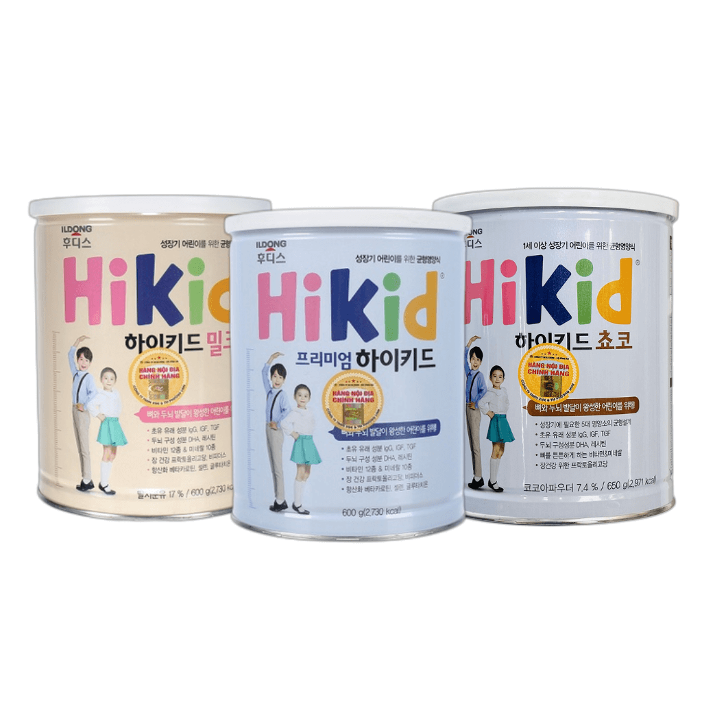 Sữa Hikid Hàn Quốc Tăng Trưởng Chiều Cao Cho Bé Từ 1 - 9 Tuổi 600g