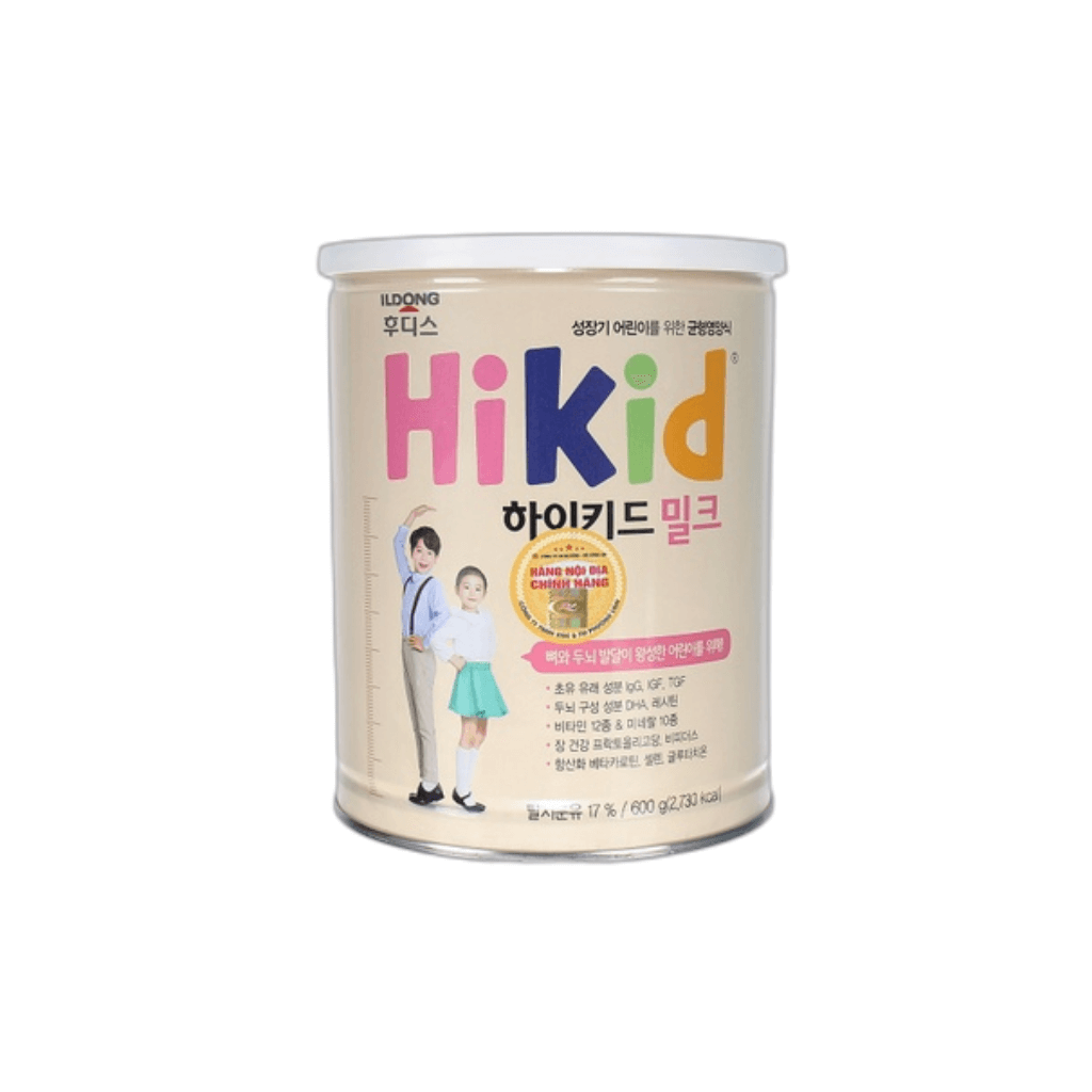 Sữa Hikid Hàn Quốc Tăng Trưởng Chiều Cao Cho Bé Từ 1 - 9 Tuổi 600g - Hình ảnh 2
