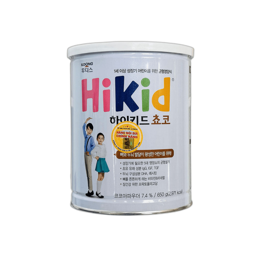 Sữa Hikid Hàn Quốc Tăng Trưởng Chiều Cao Cho Bé Từ 1 - 9 Tuổi 600g - Hình ảnh 3