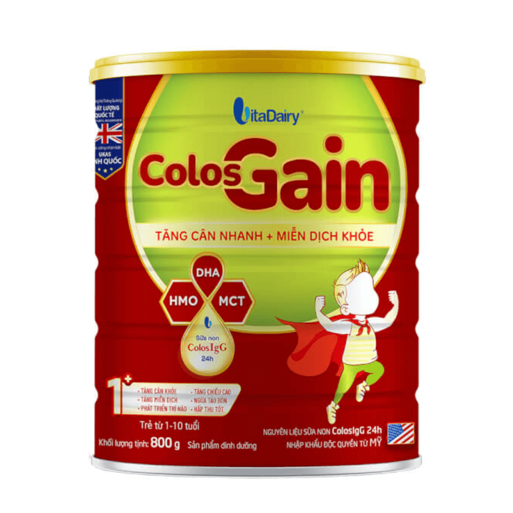 Sữa bột Vitadairy Colos Gain 800g - Hình ảnh 3
