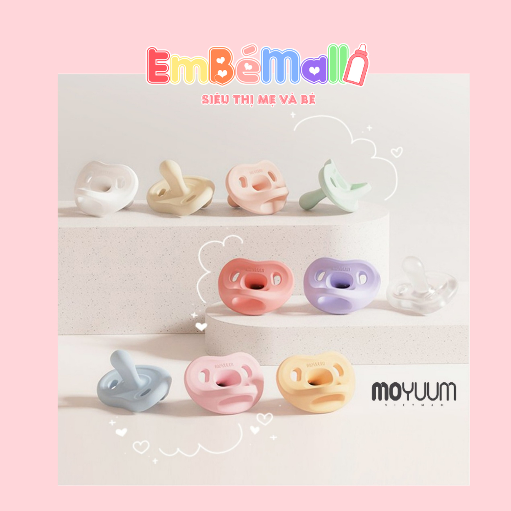 Ti Giả Moyuum Silicone, Siêu Mềm Mại Cho Bé (Kèm Hộp Đựng) - Hình ảnh 10