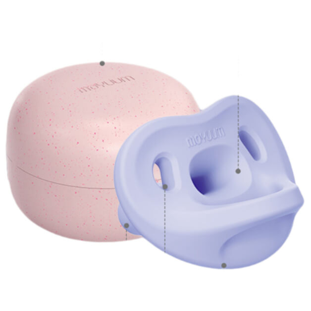 Ti Giả Moyuum Silicone, Siêu Mềm Mại Cho Bé (Kèm Hộp Đựng) - Hình ảnh 4