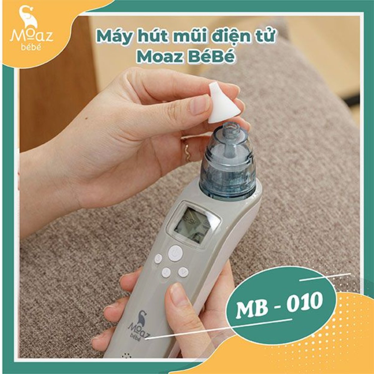 Máy Hút Mũi Điện Tử Moaz BéBé MB010 - Hình ảnh 7