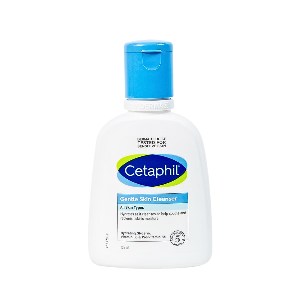 Sữa rửa mặt dịu lành cho da nhạy cảm Cetaphil gentle skin cleanser 125ml/500ml - Hình ảnh 2