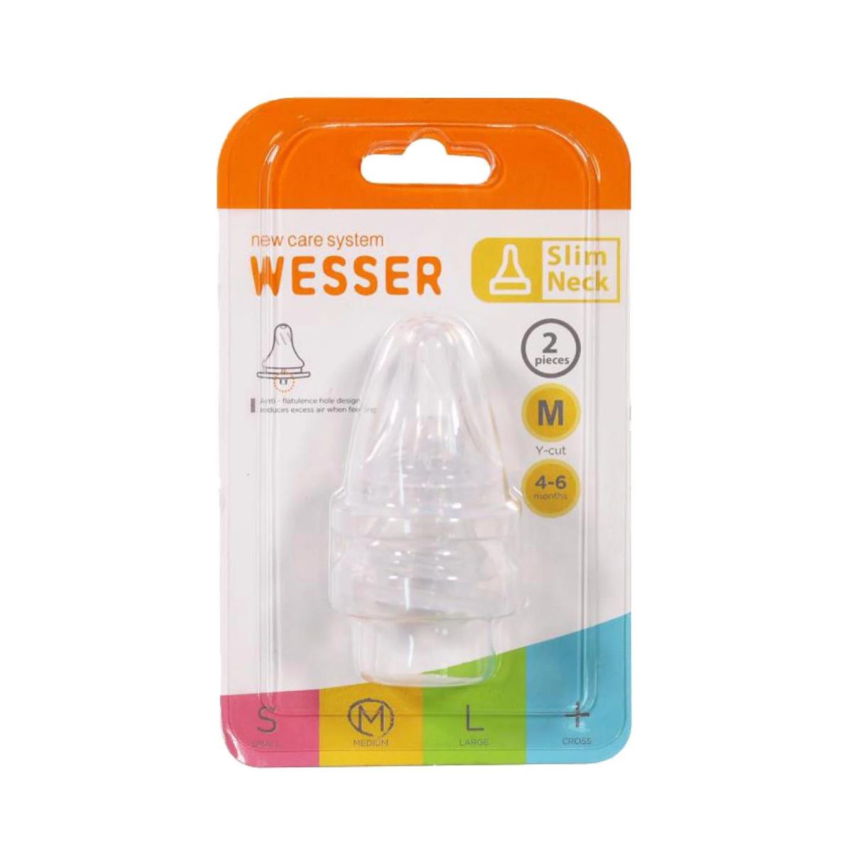 Núm Thay Thế Wesser Cho Bình Cổ Hẹp (vỉ 2 núm) Size S / M / L / + - Hình ảnh 4