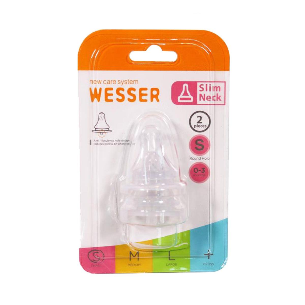 Núm Thay Thế Wesser Cho Bình Cổ Hẹp (vỉ 2 núm) Size S / M / L / +