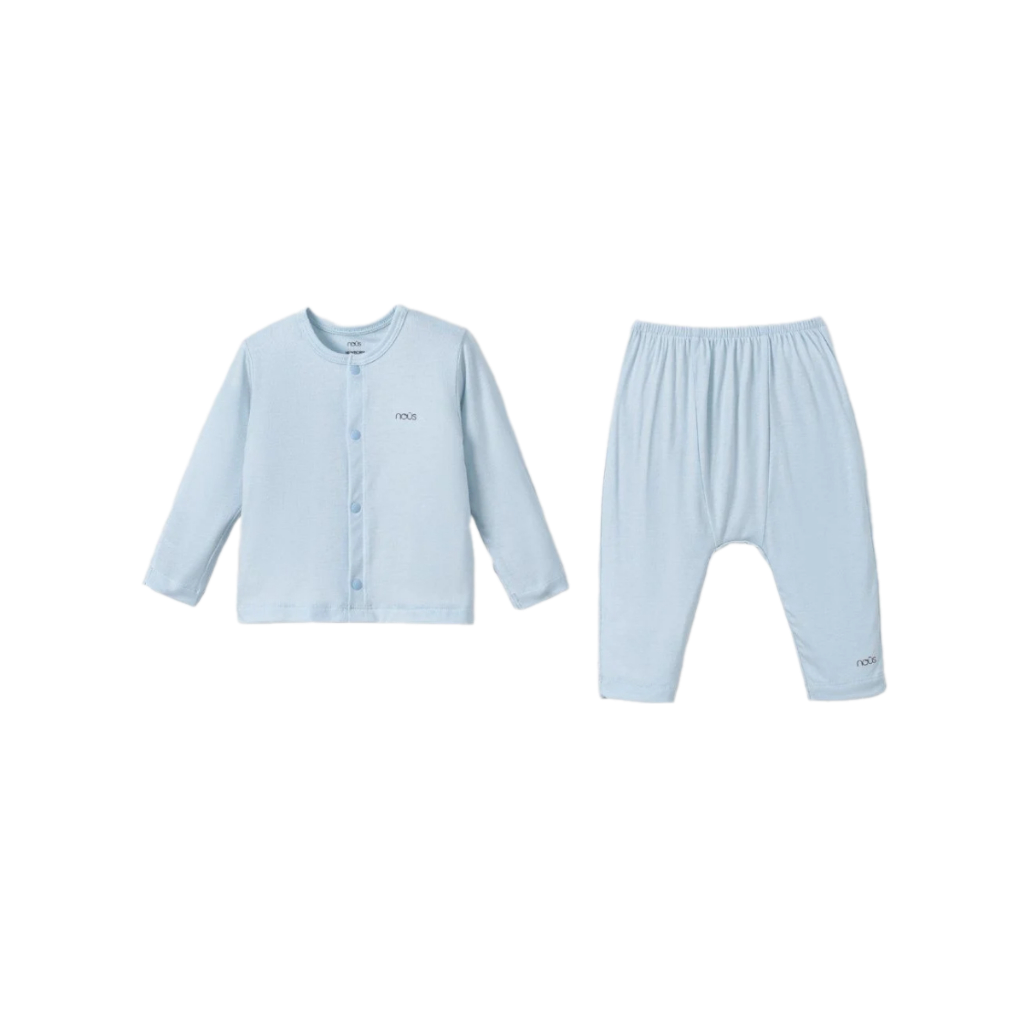 Bộ quần áo Nous cài thẳng dài cho bé trai, bé gái từ 0-3 tháng đến 9-12 tháng