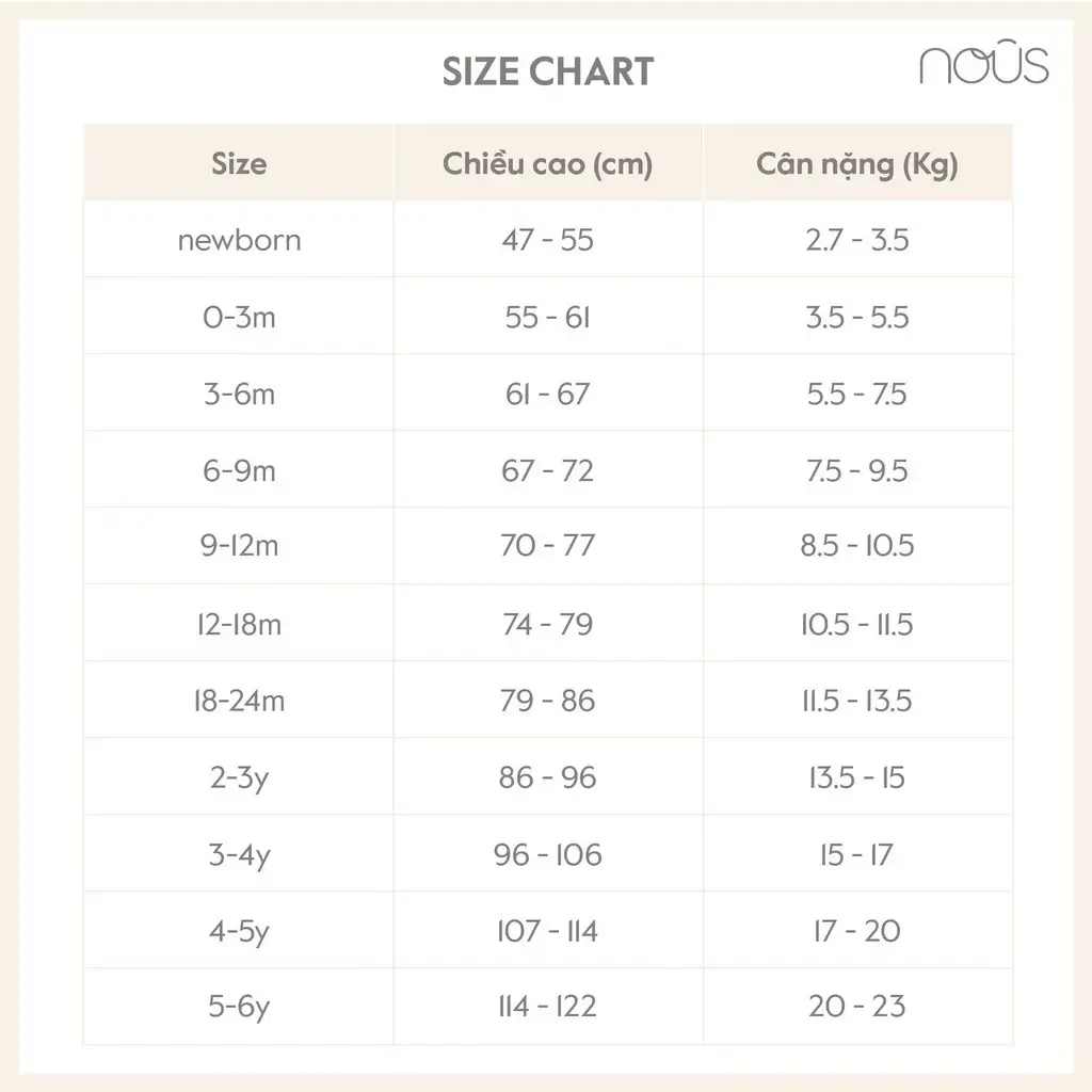 Bộ quần áo cài thẳng dài tay Nous in họa tiết cạp tay lật dành cho bé sơ sinh (NB <5kg) - Hình ảnh 3